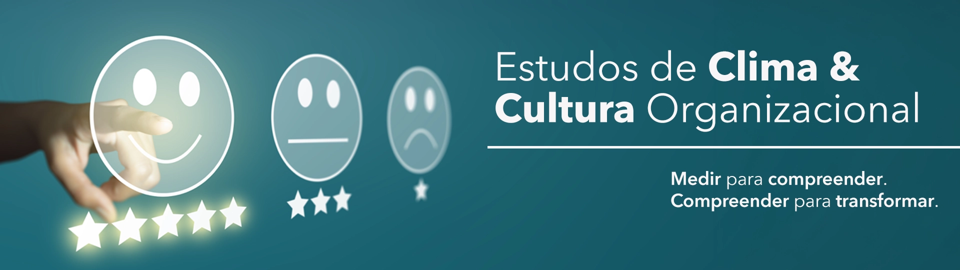 Banner Estudos de Clima e Cultura Organizacionais